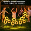 Solar Lights Outdoor Decorative, Upgraded 2 Pack with 6 Solar