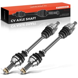 A-Premium Pair (2) Rear CV Axle Shaft Assembly Compatible with Honda Pioneer 500 SXS500M2 2015 2016, Driver and Passenger Side, Replace# 42350HL5A01, 42250HL5A01