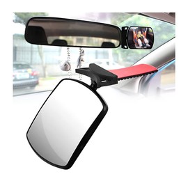 Baby Car Interior Rearview Mirror, Special Mirrors For Observing The Rear Row, Convex Wide Angle HD Clear Baby Child Vehicle Seat Auxiliary Mirror, Universal for SUV Truck Van