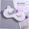 FOMIYES Pcs Plush Sleep Masks Unicorn Eye Cover Comfortable Blindfold