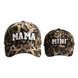 2PCS Parent-Child Hat Mama Hat Mini Hat Mother Child Daughter Son Baby Family Hat Retro Baseball Cap Snap Cap Mothers Day
