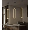 dolria Modern Ring Chandelier LED Dimmable Ceiling Light for Living
