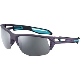 Cébé Unisex S'track M 2.0 Sunglasses, S'track M 2.0 Plum Turquoise Matte - Zone Grey Silver & Zone Clear