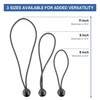 Kotap BB-9B Ball Bungee Cord, Heavy-Duty & Versatile, Indoor &