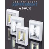 VIBELITE Closet Light, Battery Operated Switch Light, Tap Light, Touch,