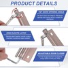 PATIKIL 5.5 Inch Spring Door Closer, 2 Set Spring Door