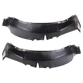 TRQ Inner Fender Liner Set Compatible with 1982-1996 Oldsmobile Cutlass Ciera GM1248126 GM1249126