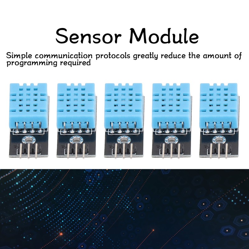5PCS Temperature Humidity Sensor High Sensitivity Anti Interference Digital Sensor