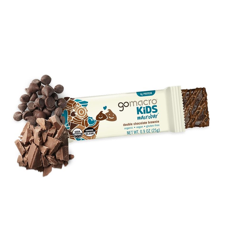 GoMacro Kids MacroBar Organic Vegan Snack Bars - Double Chocolate