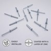 Blind Rivets 5.0 x 25 mm Open Dome Head Pop
