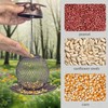 Bird Feeder for Outdoors Hanging, Owl Metal Wild Birdfeeders with