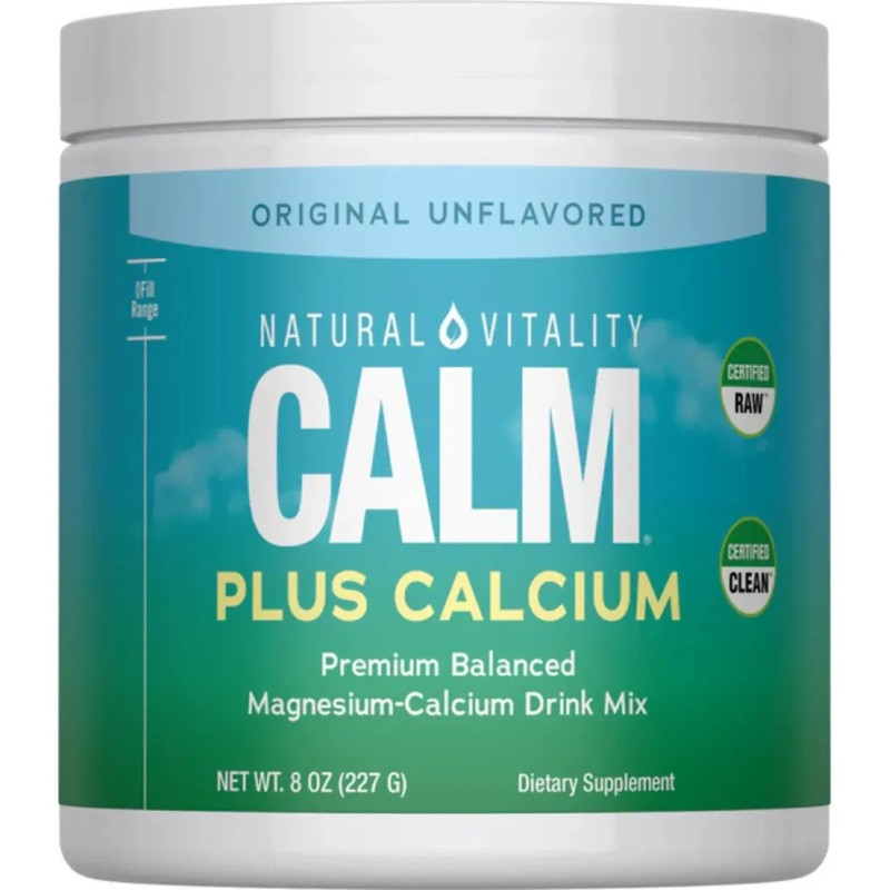 Citrato De Magnesio Con Calcio 277 G Natural Vitality Calm