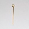 15 BRASS PRISM PINS EYE PINS 1 1/4" LONG FOR