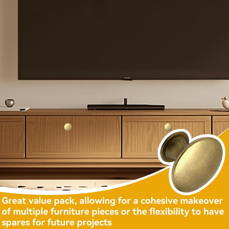 elook 12PCS Drawer Knobs, Door Knobs Zinc Alloy Cabinet Knobs