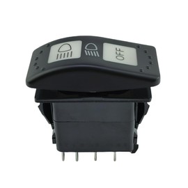 Narcilors High Low Beam 8 Pin 20A 12V Headlight Switch 710004492 On/Off Switch Replacement for CAN-AM Maverick X3 Maverick Trail Defender HD8 HD5 HD10