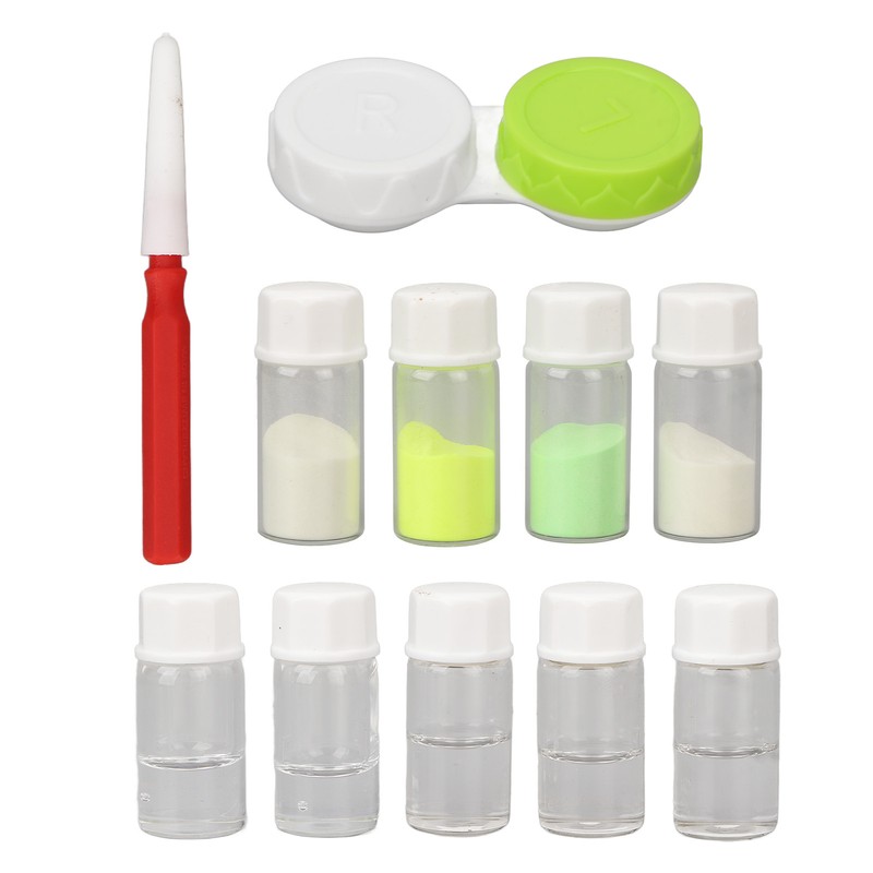 4 Colors Watch Fluorescent Powder Set Mixing Liquid Professional Watch