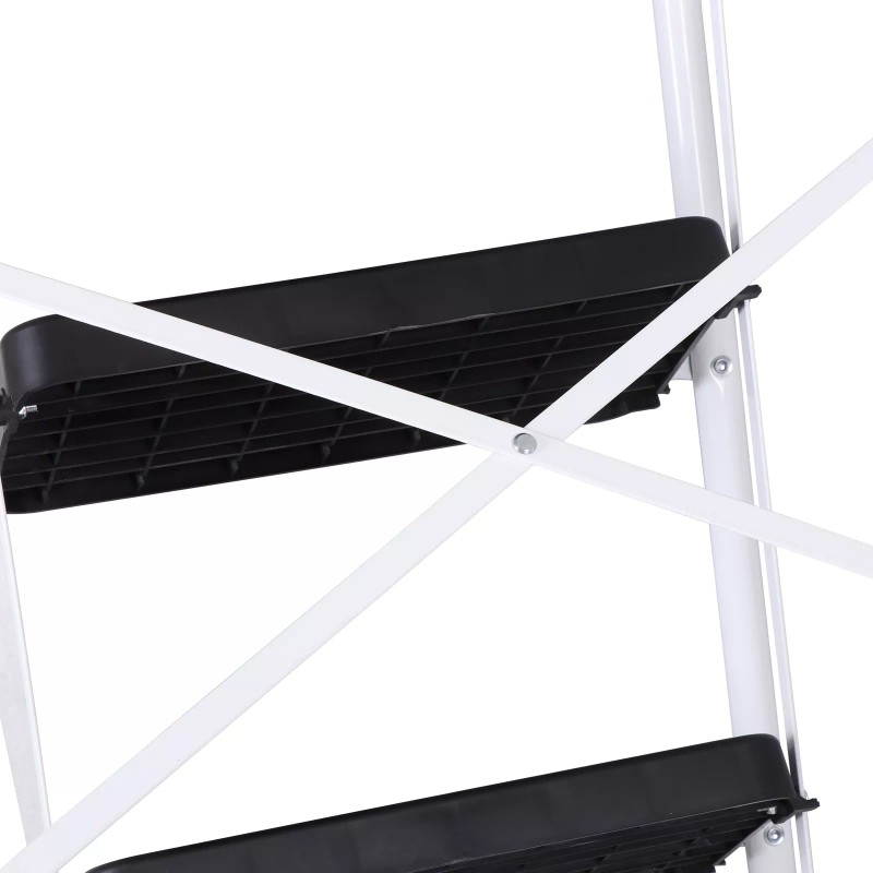 SEGAWE 5 Step Ladder with Tool Tray Folding Step Stool