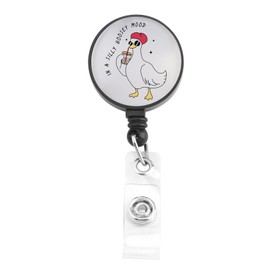 in A Silly GOOSEY Mood Badge Reel Silly GOOSEY Gifts Goose Badge Holder Retractable Clip for ICU ER CNA NICU Nurse MA Doctor