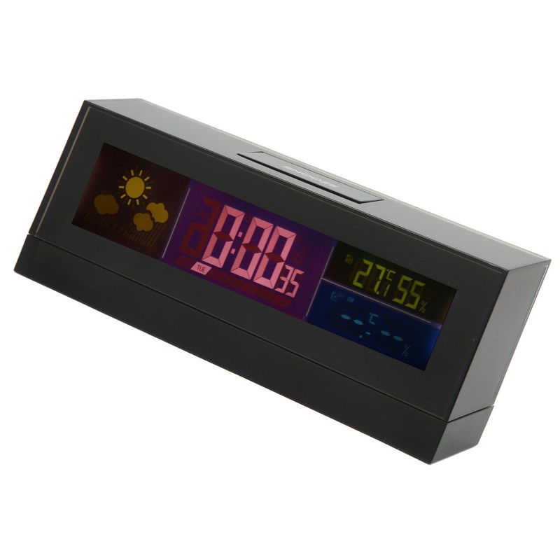 Electronic Weather Clock Digital Weather Forecast Monitor with Calendar Display