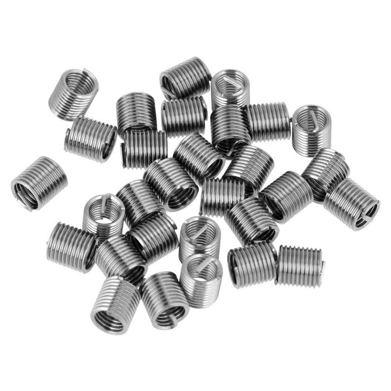 XT AUTO 30pcs Stainless Steel M6 x 1mm Thread Repair