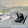 Pill Box Small, Travel Pill Box, Compact Pill Organizer with
