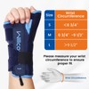 Willcom Night Wrist Brace and Thumb Spica Splint Stabilizer-Breathable Lightweight-Support