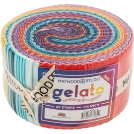 Gelato Ombre Pairs Strips 40 2.5-inch Strips Jelly Roll Maywood Studio