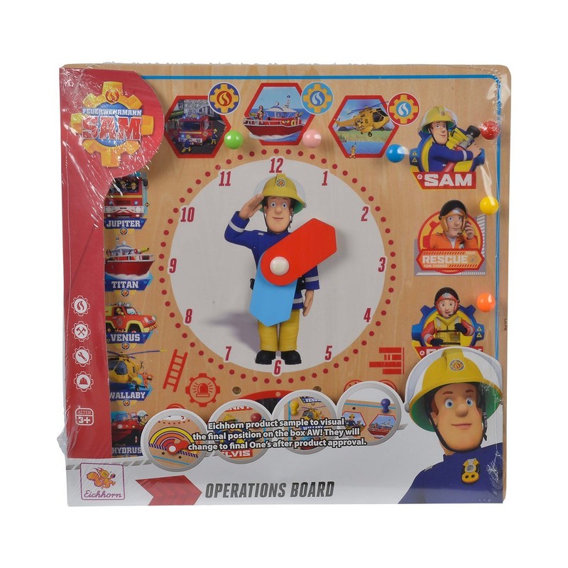 Eichhorn 109255601 Fireman Sam Deployment Panel with Various Possibilities 30