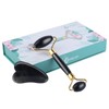 Jade Roller and Guasha Set for Face, Eyes and Neck