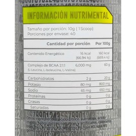 Bcaas 211 Ponche Tropical 400 Grs 43 Supplements