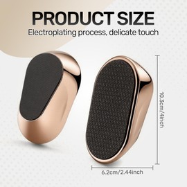 Nano Glas Hornhautentferner für Fußpflege – Ergonomische Hornhautfeile für nasse & trockene Anwendung – Hornhaut entfernen Fuß sanft & effektiv – Alternative zu Bimsstein – Wiederverwendbar & tragbar