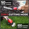 MZK 3-in-1 20V Pole Mini Hedge Trimmer & Grass Shear,