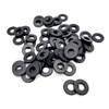 1/4" ID Rubber Flat Washers 1/2" OD x 1/16" Thick