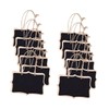 Operitacx 12pcs Mini Chalkboards Double Sided Blackboard with String for