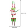 Christmas Elf Garden Stake Christmas Metal Gnome Yard Stake Wrought