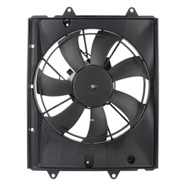 AUTOKAY Radiator Cooling Fan, Condenser Cooling Fan for Civic 2.0L 2016-2021 190155BAA01 190305BAA01