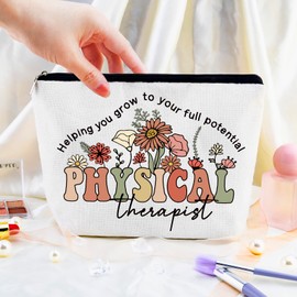 Yoxiumi Christmas Gift for Therapist Physical Therapist Gifts for Women Physical Therapy Gifts for Women Therapist Gift Bags Therapy Bag PT Makeup Bag Hottest Christmas Gift 2025