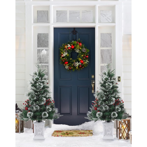 3 Ft Mini Christmas Tree with Premium 78 Warm White