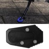 Foot Side Stand Extension Pad Plate, Convenient Durable Motorcycle Kickstand