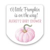 A Little Pumpkin Is On The Way Party Favor Hand