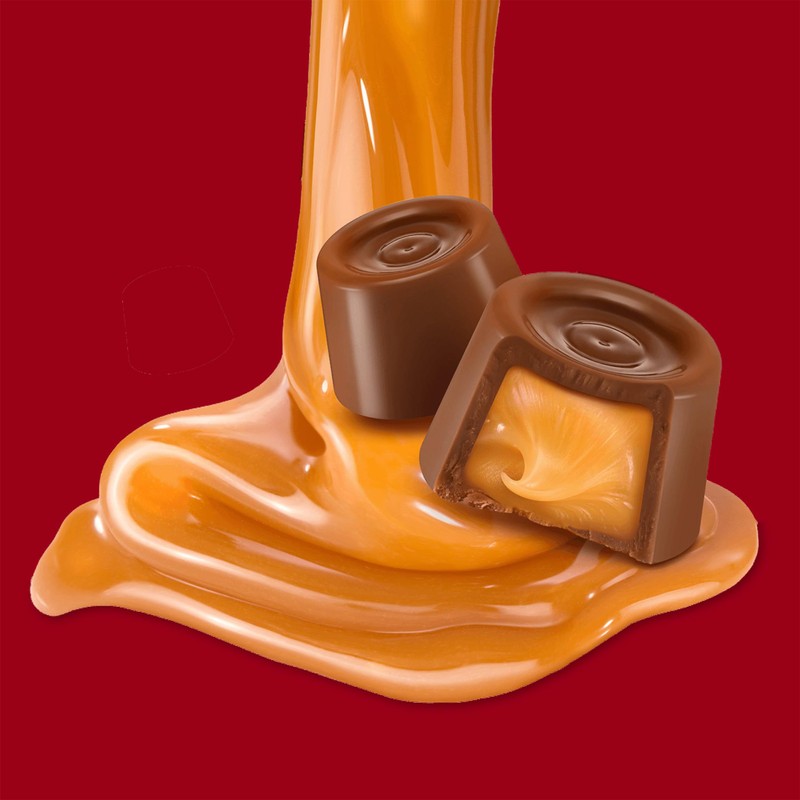 Caramel Chocolate Candy 1 Lb Bag - Bulk Individually Wrapped