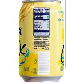 LaCroix 12-Pack Sparkling Water - 100% Refreshment with Zero Calories & Sweeteners-12o - Lemon