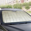 Universal Folding Foil Sun Shade, Reflective Folding Foil Metallics Cars