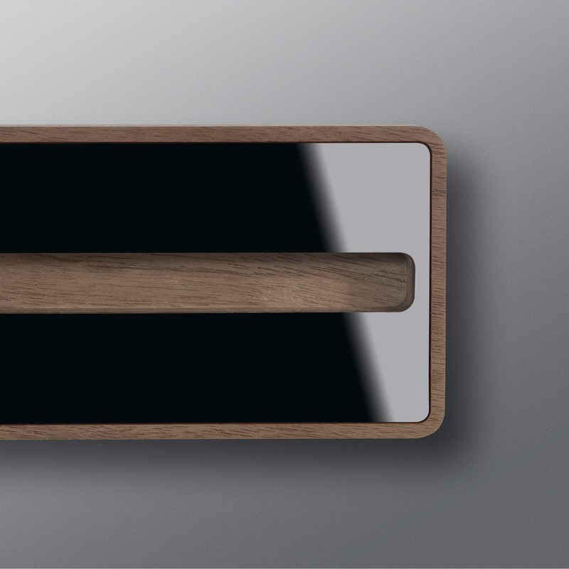 SIGEL VA203 Business Card Holder Made of Walnut Wood, 20,6