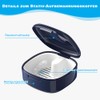 Pack of 2 Dentures Box, Denture Box, Denture Box, Portable