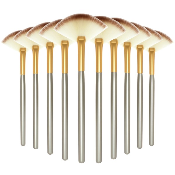 Facial Brushes Set of 10,Professional Face Mask Applicator with Comfortable