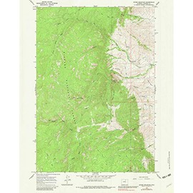 YellowMaps Stone Mountain WY topo map, 1:24000 Scale, 7.5 X 7.5 Minute, Historical, 1967, Updated 1982, 26.6 x 21.3 in - Paper