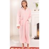 Alexander Del Rossa Long Zip Up Robes for Women, Plush
