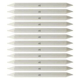 Creative Mark Blending Stumps - Solid Double-Ended Blending Stumps for Blending Charcoal, Pencils, Pastels, and More! - [Size # 6-12 Count]