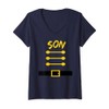 Womens Nutcracker Costume Uniform Matching Toy Soldier - Son V-Neck